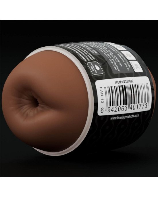 Мастурбатор - Slider Double-Ended Masturbator Vagina and Anus Brown Мастурбатор - Slider Double-Ended Masturbator Vagina and Anus Brown