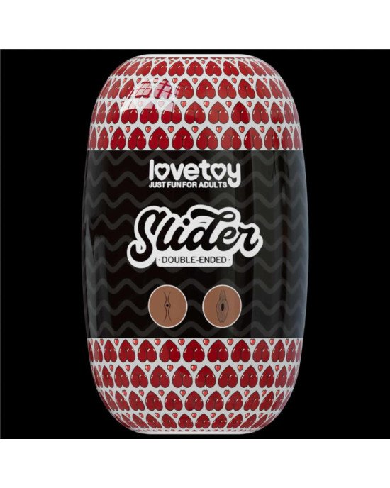 Мастурбатор - Slider Double-Ended Masturbator Ass and Vagina Brown Мастурбатор - Slider Double-Ended Masturbator Ass and Vagina Brown