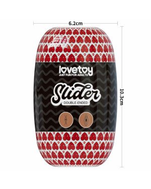Мастурбатор - Slider Double-Ended Masturbator Ass and Vagina Brown