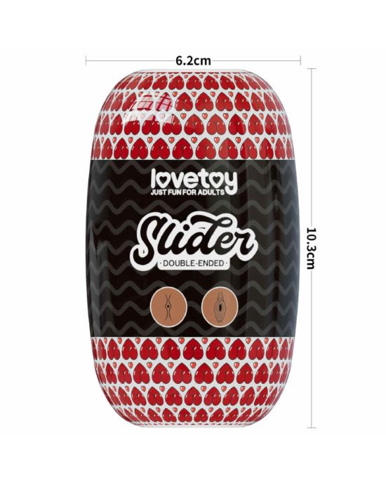 Мастурбатор - Slider Double-Ended Masturbator Ass and Vagina Brown Мастурбатор - Slider Double-Ended Masturbator Ass and Vagina Brown