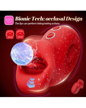 Кліторальний стимулятор - Kiss Fun Occlusal Vibration Massager Кліторальний стимулятор - Kiss Fun Occlusal Vibration Massager