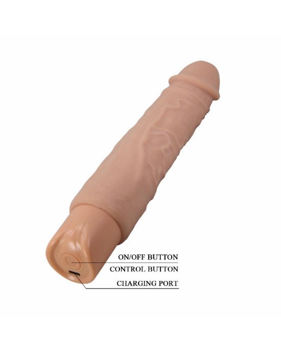 Реалістичний вібратор - Pretty Love Rufus Realistic Vibrating Dildo Flesh Реалістичний вібратор - Pretty Love Rufus Realistic Vibrating Dildo Flesh