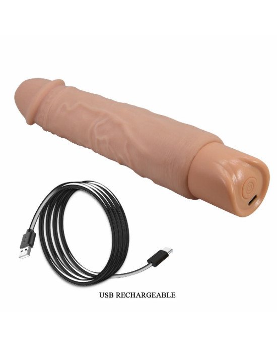 Реалістичний вібратор - Pretty Love Rufus Realistic Vibrating Dildo Flesh Реалістичний вібратор - Pretty Love Rufus Realistic Vibrating Dildo Flesh