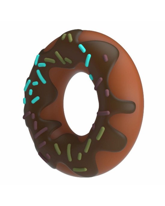 Ерекційне кільце - Pretty Love Choco Super Donut Silicone Cock Ring