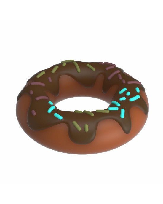 Ерекційне кільце - Pretty Love Choco Super Donut Silicone Cock Ring