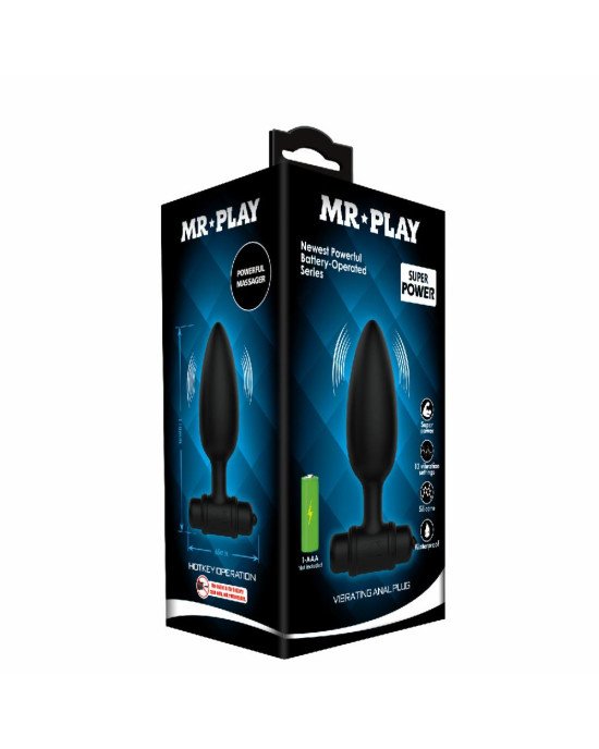 Анальна пробка - Mr.Play Vibrating Anal Plug Анальна пробка - Mr.Play Vibrating Anal Plug