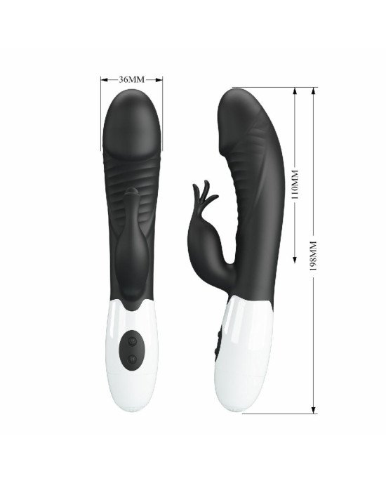 Вібратор - Pretty Love Rasmussen Dual Vibrator Black Вібратор - Pretty Love Rasmussen Dual Vibrator Black