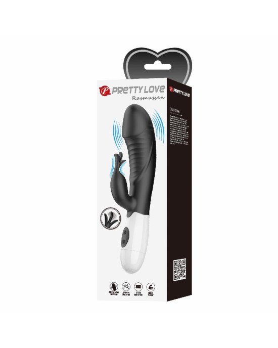 Вібратор - Pretty Love Rasmussen Dual Vibrator Black Вібратор - Pretty Love Rasmussen Dual Vibrator Black