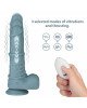Реалістичний вібратор - Rechargeable Thrusting and Vibrating Silicone Dildo 11