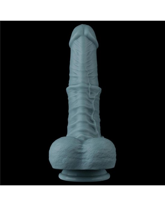 Реалістичний вібратор - Rechargeable Thrusting and Vibrating Silicone Dildo 11