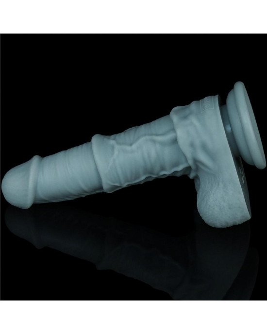 Реалістичний вібратор - Rechargeable Thrusting and Vibrating Silicone Dildo 11
