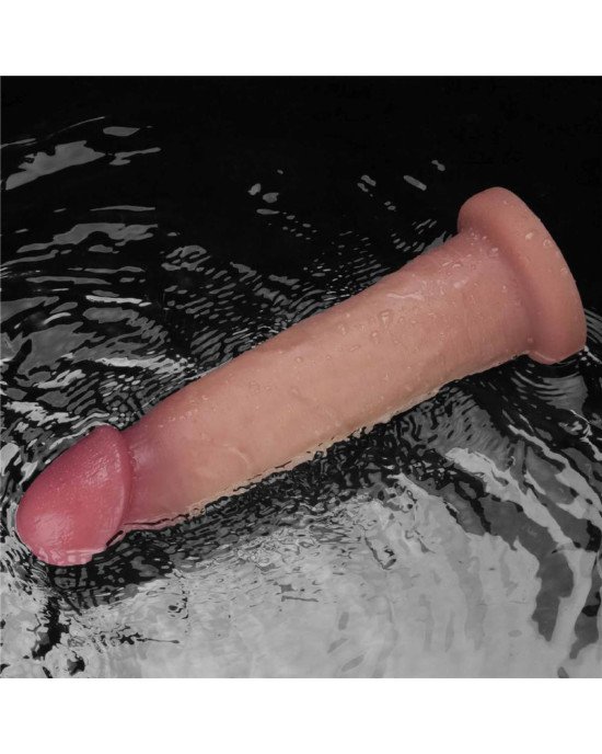 Реалістичний вібратор - Vibrating Sliding Skin Pro II Dual Layer Silicone Dong 9 Реалістичний вібратор - Vibrating Sliding Skin Pro II Dual Layer Silicone Dong 9