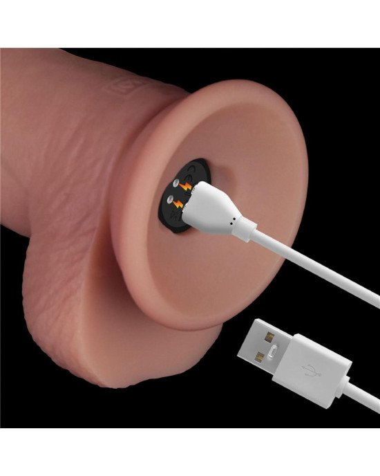 Реалістичний вібратор - Vibrating Sliding Skin Pro II Dual Layer Silicone Dong 8.5 Реалістичний вібратор - Vibrating Sliding Skin Pro II Dual Layer Silicone Dong 8.5