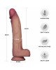 Фалоімітатор - Sliding Skin Pro II Dual Layer Silicone Dong 10 Фалоімітатор - Sliding Skin Pro II Dual Layer Silicone Dong 10