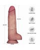 Фалоімітатор - Sliding Skin Pro II Dual Layer Silicone Dong 8.5 Фалоімітатор - Sliding Skin Pro II Dual Layer Silicone Dong 8.5
