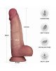Фалоімітатор - Sliding Skin Pro II Dual Layer Silicone Dong 8 Фалоімітатор - Sliding Skin Pro II Dual Layer Silicone Dong 8