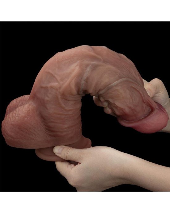 Фалоімітатор - Dual-Layered Silicone Cock XXL 10.5 Фалоімітатор - Dual-Layered Silicone Cock XXL 10.5