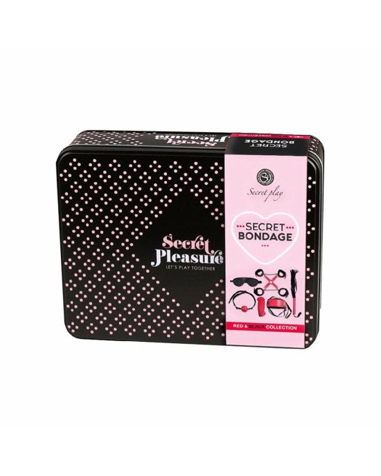 Набір БДСМ - Secret Play Secret Pleasure Red & Black Collection Bondage Kit Набір БДСМ - Secret Play Secret Pleasure Red & Black Collection Bondage Kit