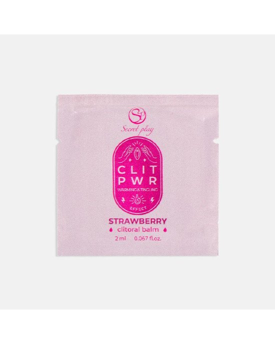 Бальзам для клітора - Secret Play Clit Pwr Strawberry, 2 мл Бальзам для клітора - Secret Play Clit Pwr Strawberry, 2 мл