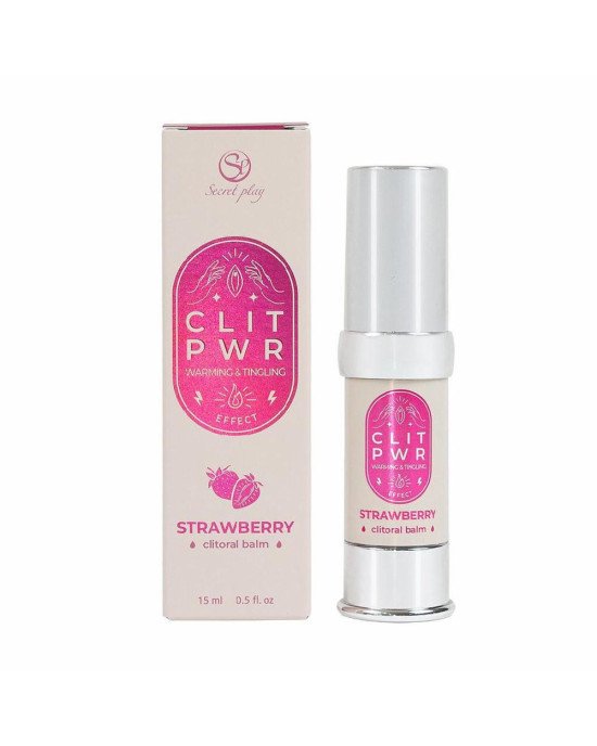 Бальзам для клітора - Secret Play Clit Pwr Strawberry, 15 мл Бальзам для клітора - Secret Play Clit Pwr Strawberry, 15 мл