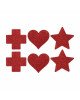 Пестіси - Le Desir Nipple Cover Set Red (3 пари) Пестіси - Le Desir Nipple Cover Set Red (3 пари)
