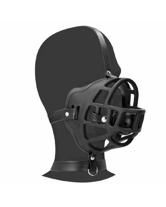 Маска-намордник з кляпом - Ouch! Xtreme Muzzle with Removable Ball Gag Маска-намордник з кляпом - Ouch! Xtreme Muzzle with Removable Ball Gag