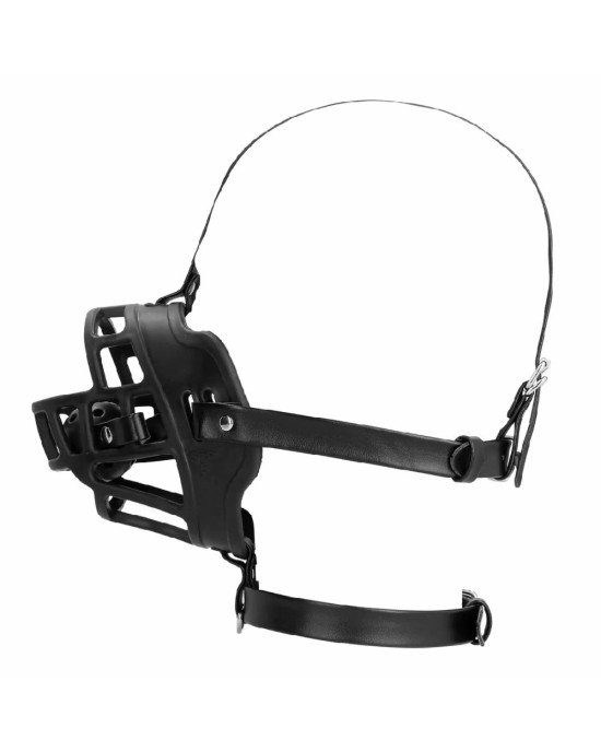 Маска-намордник з кляпом - Ouch! Xtreme Muzzle with Removable Ball Gag Маска-намордник з кляпом - Ouch! Xtreme Muzzle with Removable Ball Gag