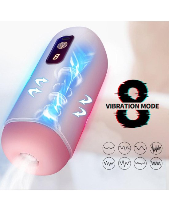 Мастурбатор - USB Rechargeable, 8 vibration functions Мастурбатор - USB Rechargeable, 8 vibration functions
