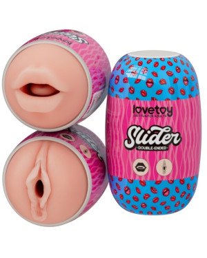 Мастурбатор - Slider Double-Ended Masturbator Mouth and Vagina