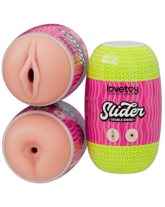 Мастурбатор - Slider Double-Ended Masturbator Vagina and Anus Мастурбатор - Slider Double-Ended Masturbator Vagina and Anus