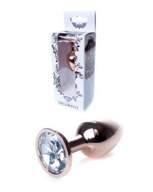 Анальна пробка - Jewellery Red Gold PLUG- Clear