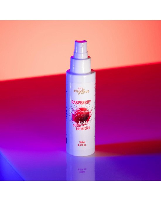 Інтимний гель-лубрикант - MyLove Taste-Slide Sensitive Raspberry, 100 мл Інтимний гель-лубрикант - MyLove Taste-Slide Sensitive Raspberry, 100 мл