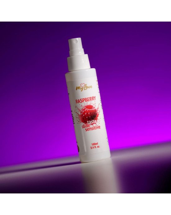 Інтимний гель-лубрикант - MyLove Taste-Slide Sensitive Raspberry, 100 мл Інтимний гель-лубрикант - MyLove Taste-Slide Sensitive Raspberry, 100 мл