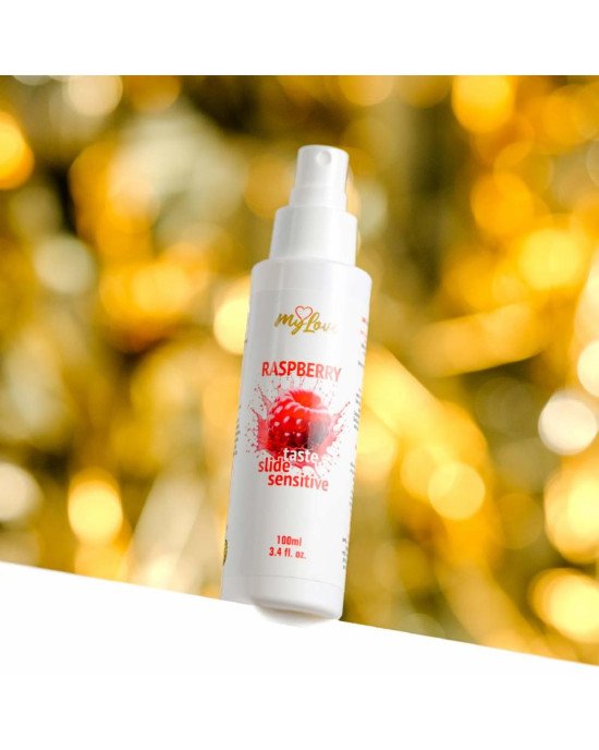 Інтимний гель-лубрикант - MyLove Taste-Slide Sensitive Raspberry, 100 мл Інтимний гель-лубрикант - MyLove Taste-Slide Sensitive Raspberry, 100 мл