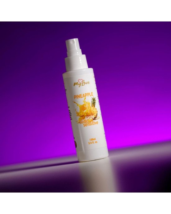 Інтимний гель-лубрикант - MyLove Taste Slide Sensitive Pineapple, 100 мл Інтимний гель-лубрикант - MyLove Taste Slide Sensitive Pineapple, 100 мл