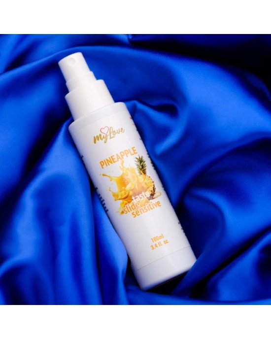 Інтимний гель-лубрикант - MyLove Taste Slide Sensitive Pineapple, 100 мл Інтимний гель-лубрикант - MyLove Taste Slide Sensitive Pineapple, 100 мл