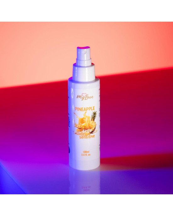 Інтимний гель-лубрикант - MyLove Taste Slide Sensitive Pineapple, 100 мл Інтимний гель-лубрикант - MyLove Taste Slide Sensitive Pineapple, 100 мл