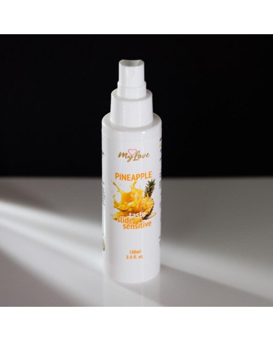 Інтимний гель-лубрикант - MyLove Taste Slide Sensitive Pineapple, 100 мл Інтимний гель-лубрикант - MyLove Taste Slide Sensitive Pineapple, 100 мл