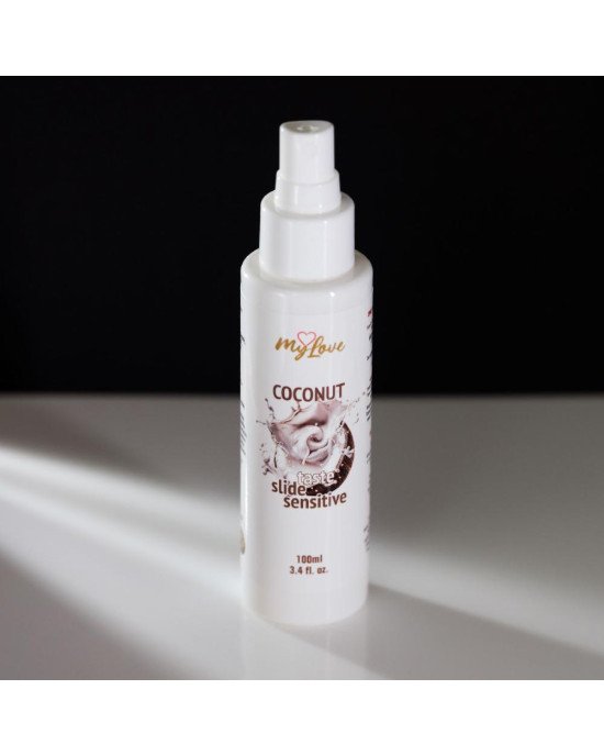 Інтимний гель-лубрикант - MyLove Taste Slide Sensitive Coconut, 100 мл Інтимний гель-лубрикант - MyLove Taste Slide Sensitive Coconut, 100 мл