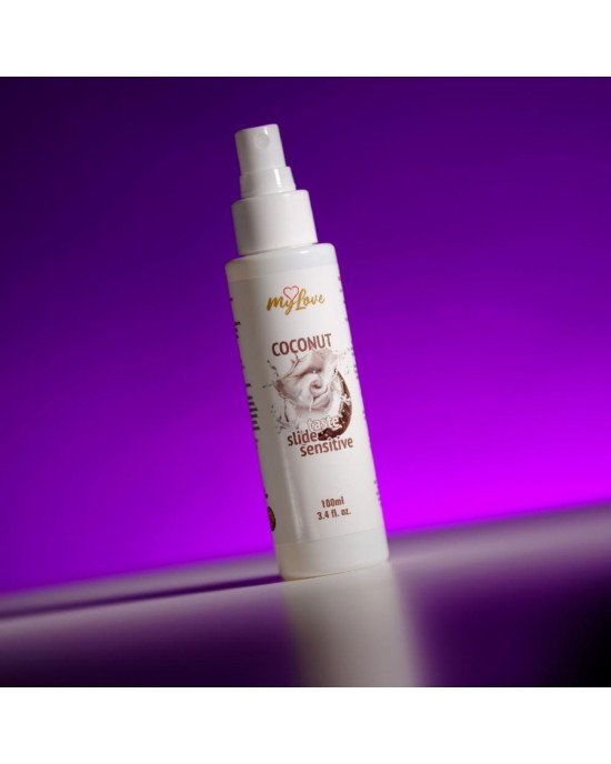 Інтимний гель-лубрикант - MyLove Taste Slide Sensitive Coconut, 100 мл Інтимний гель-лубрикант - MyLove Taste Slide Sensitive Coconut, 100 мл
