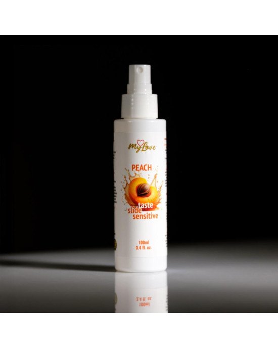 Інтимний гель-лубрикант - MyLove Taste Slide Sensitive Peach, 100 мл Інтимний гель-лубрикант - MyLove Taste Slide Sensitive Peach, 100 мл