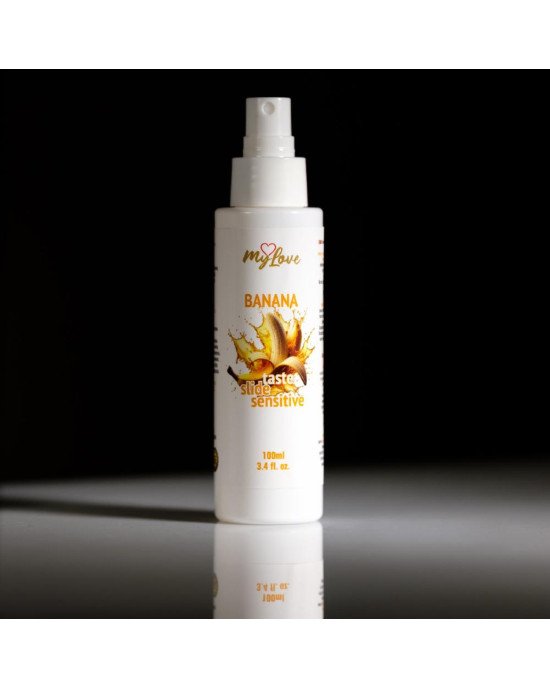 Інтимний гель-лубрикант - MyLove Taste Slide Sensitive Banana, 100 мл Інтимний гель-лубрикант - MyLove Taste Slide Sensitive Banana, 100 мл