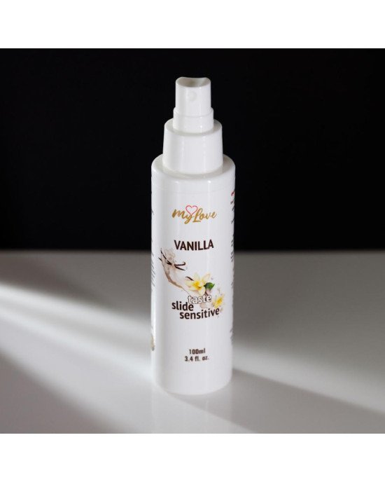Інтимний гель-лубрикант - MyLove Taste Slide Sensitive Vanilla, 100 мл Інтимний гель-лубрикант - MyLove Taste Slide Sensitive Vanilla, 100 мл