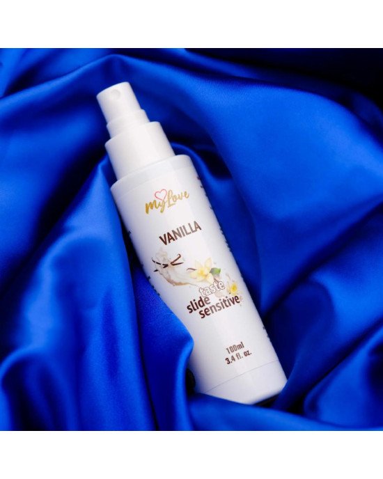 Інтимний гель-лубрикант - MyLove Taste Slide Sensitive Vanilla, 100 мл Інтимний гель-лубрикант - MyLove Taste Slide Sensitive Vanilla, 100 мл