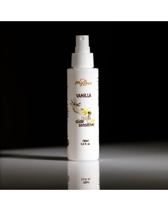 Інтимний гель-лубрикант - MyLove Taste Slide Sensitive Vanilla, 100 мл Інтимний гель-лубрикант - MyLove Taste Slide Sensitive Vanilla, 100 мл