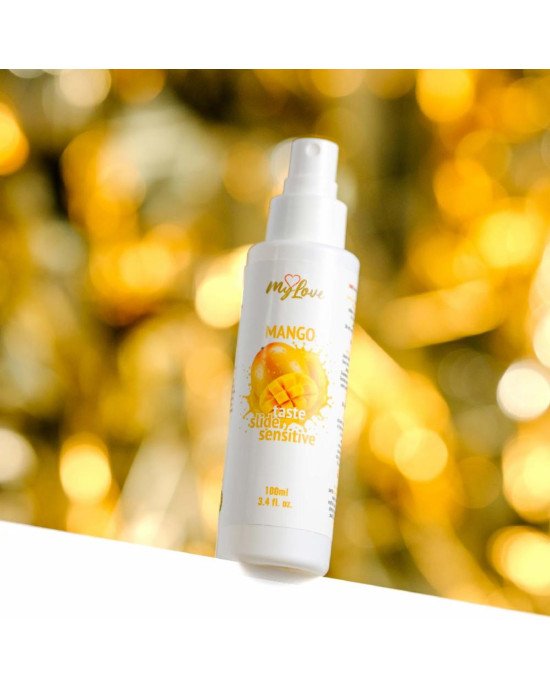 Інтимний гель-лубрикант - MyLove Taste Slide Sensitive Mango, 100 мл Інтимний гель-лубрикант - MyLove Taste Slide Sensitive Mango, 100 мл