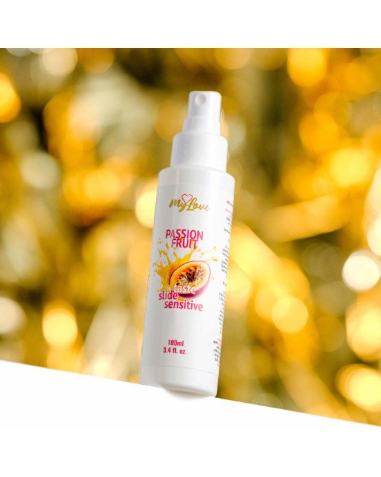 Інтимний гель-лубрикант - MyLove Taste Slide Sensitive Passion Fruit, 100 мл Інтимний гель-лубрикант - MyLove Taste Slide Sensitive Passion Fruit, 100 мл