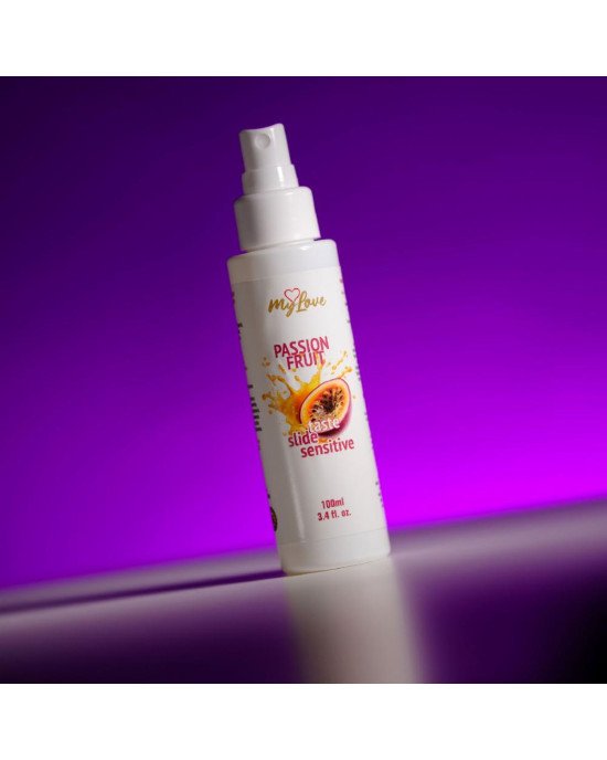 Інтимний гель-лубрикант - MyLove Taste Slide Sensitive Passion Fruit, 100 мл Інтимний гель-лубрикант - MyLove Taste Slide Sensitive Passion Fruit, 100 мл