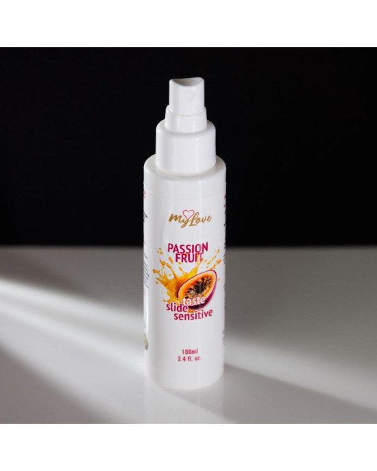 Інтимний гель-лубрикант - MyLove Taste Slide Sensitive Passion Fruit, 100 мл Інтимний гель-лубрикант - MyLove Taste Slide Sensitive Passion Fruit, 100 мл