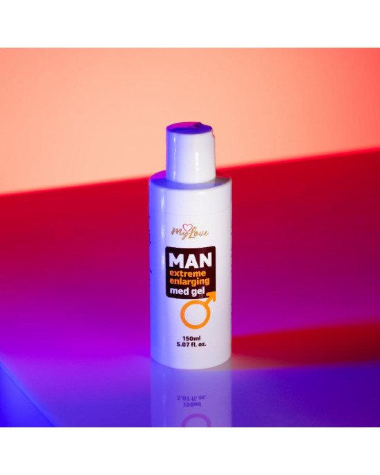 Збільшуючий гель-лубрикант для чоловіків - MyLove Man Extreme Enlarging Med Gel, 150 мл Збільшуючий гель-лубрикант для чоловіків - MyLove Man Extreme Enlarging Med Gel, 150 мл